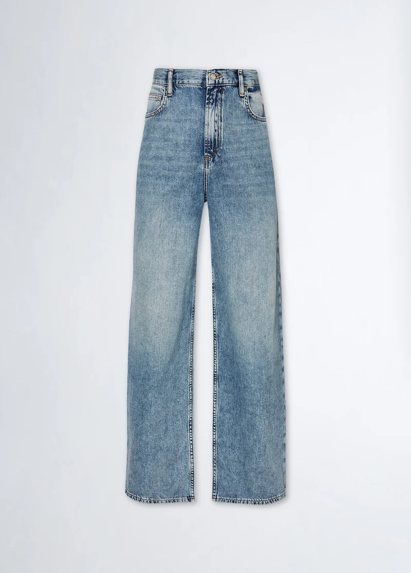 Flared Cotton Jeans