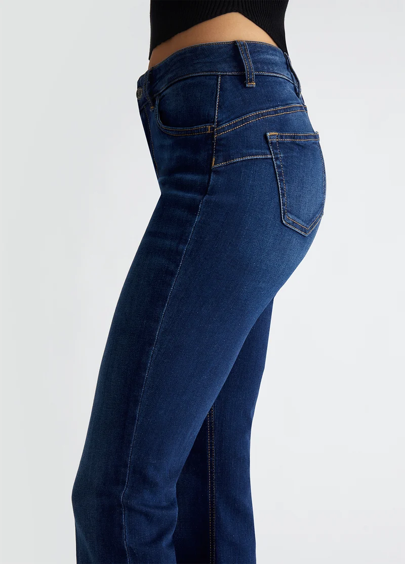 Stretch flared jeans