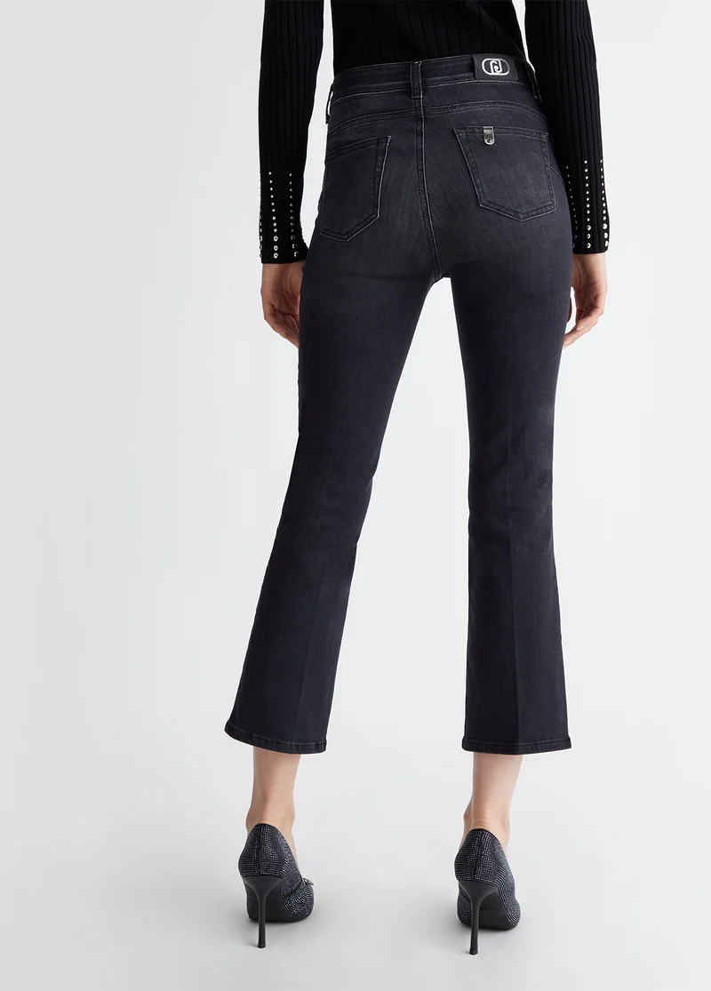 Cropped Bootcut Jeans