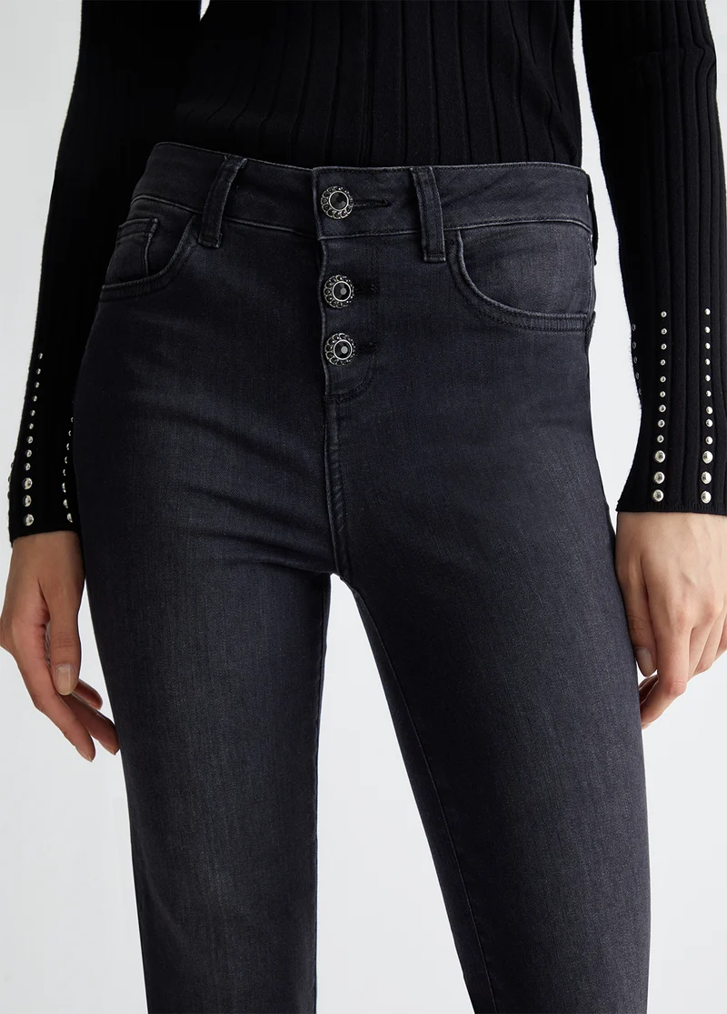 Cropped Bootcut Jeans