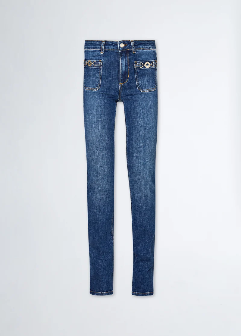 Stretch bootcut jeans