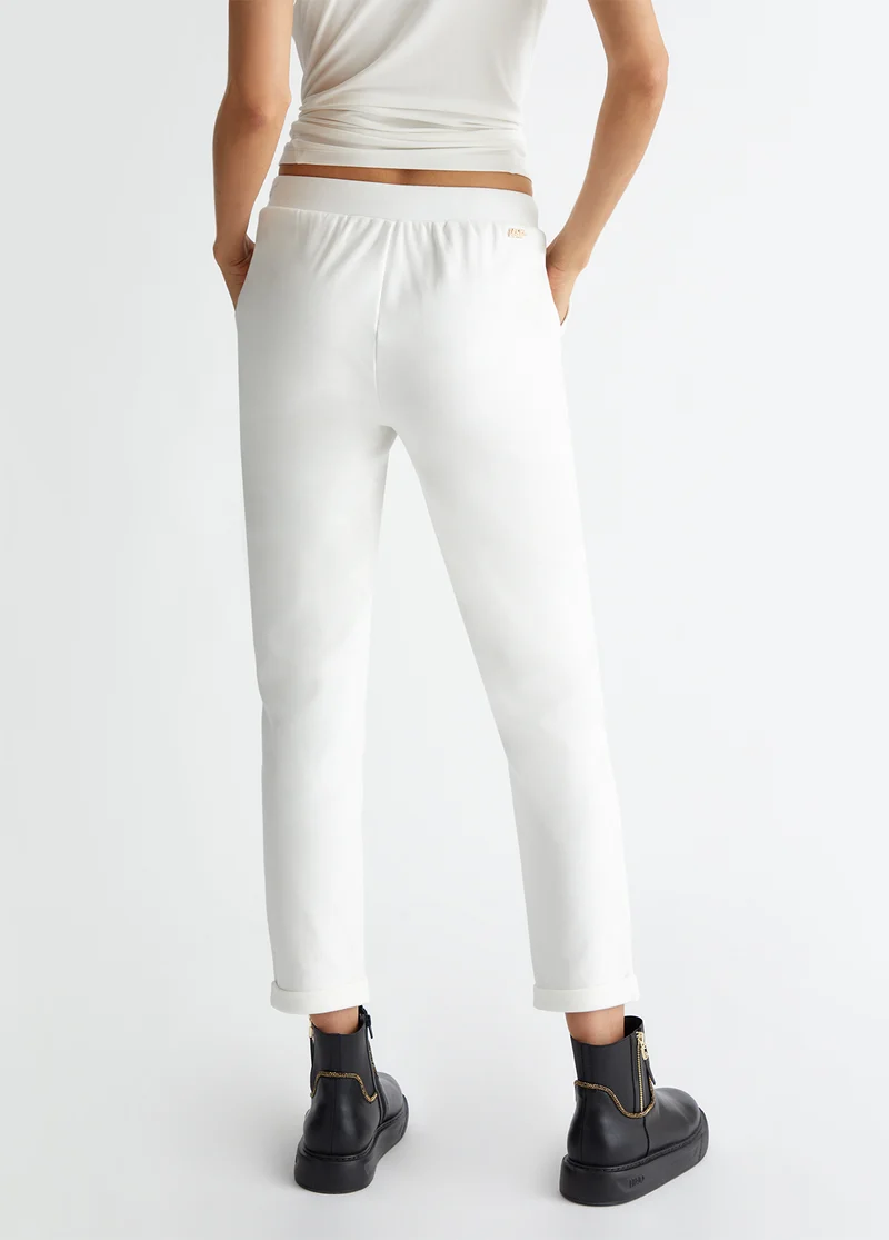 Jogging pants in jersey