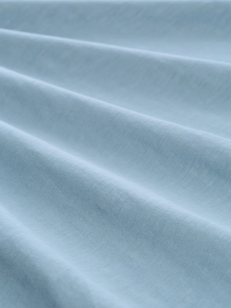 t-shirt with print, mountain spring blue