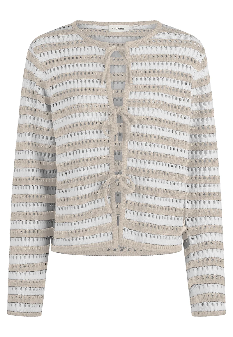 CARDIGAN, DUNE STRIPE