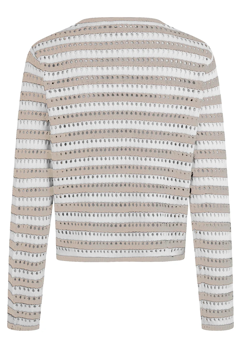 CARDIGAN, DUNE STRIPE