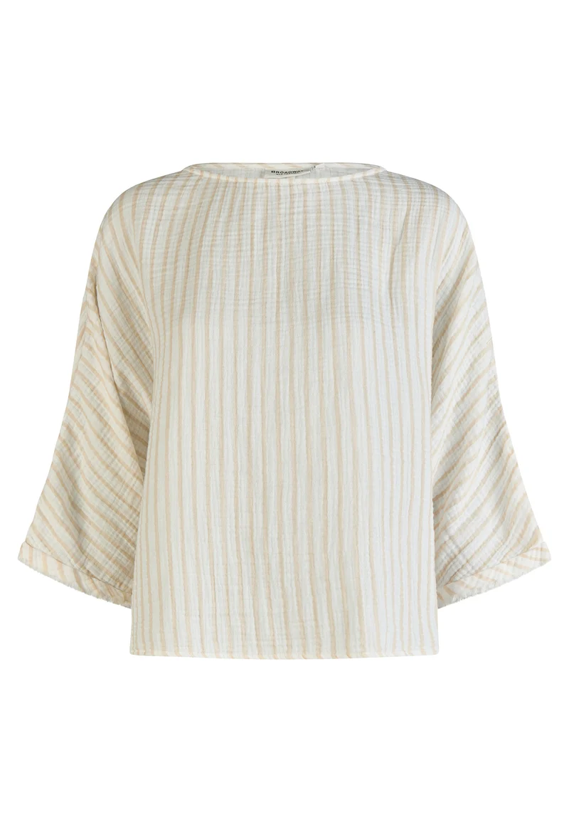 BLOUSE, DUNE STRIPE