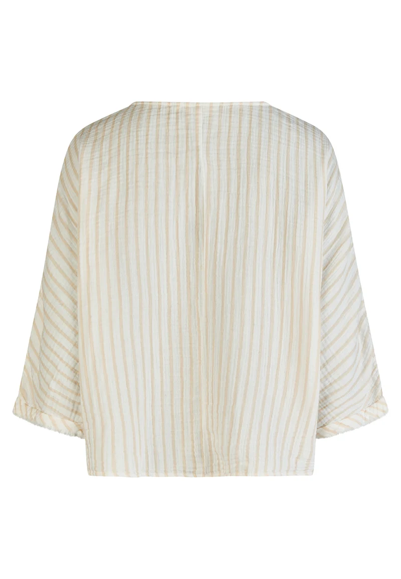 BLOUSE, DUNE STRIPE