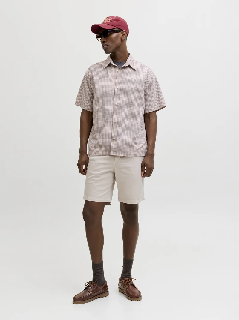 JPSTACE VANCE CHINO SHORTS REG SN, Pumice Stone