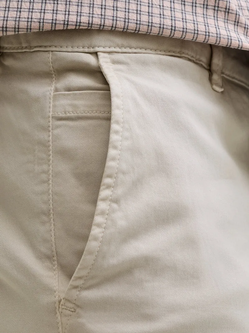 JPSTACE VANCE CHINO SHORTS REG SN, Pumice Stone