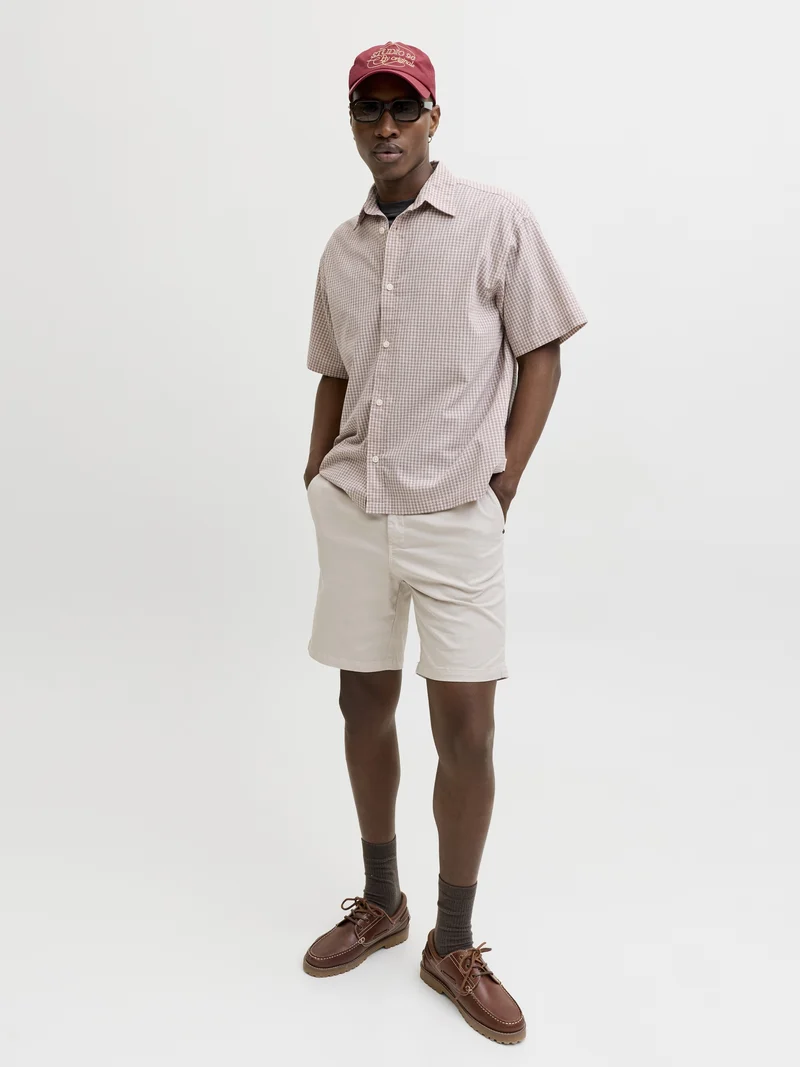 JPSTACE VANCE CHINO SHORTS REG SN, Pumice Stone