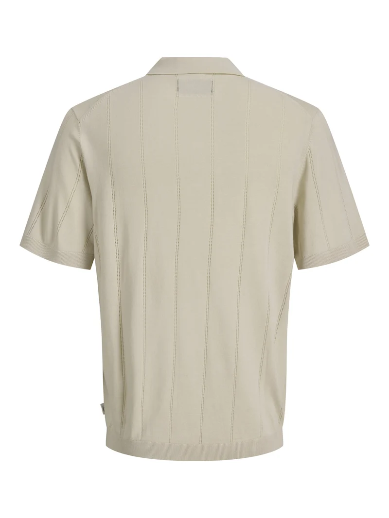 JPRBLAWILLIAM STRUCTURE KNIT POLO S, Ancient Scroll