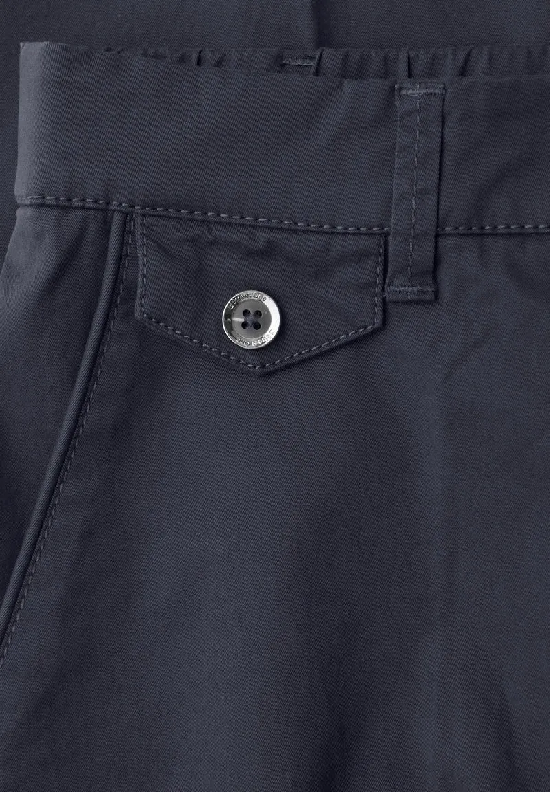 QR Chino peach Twill Co/Ea, deep blue