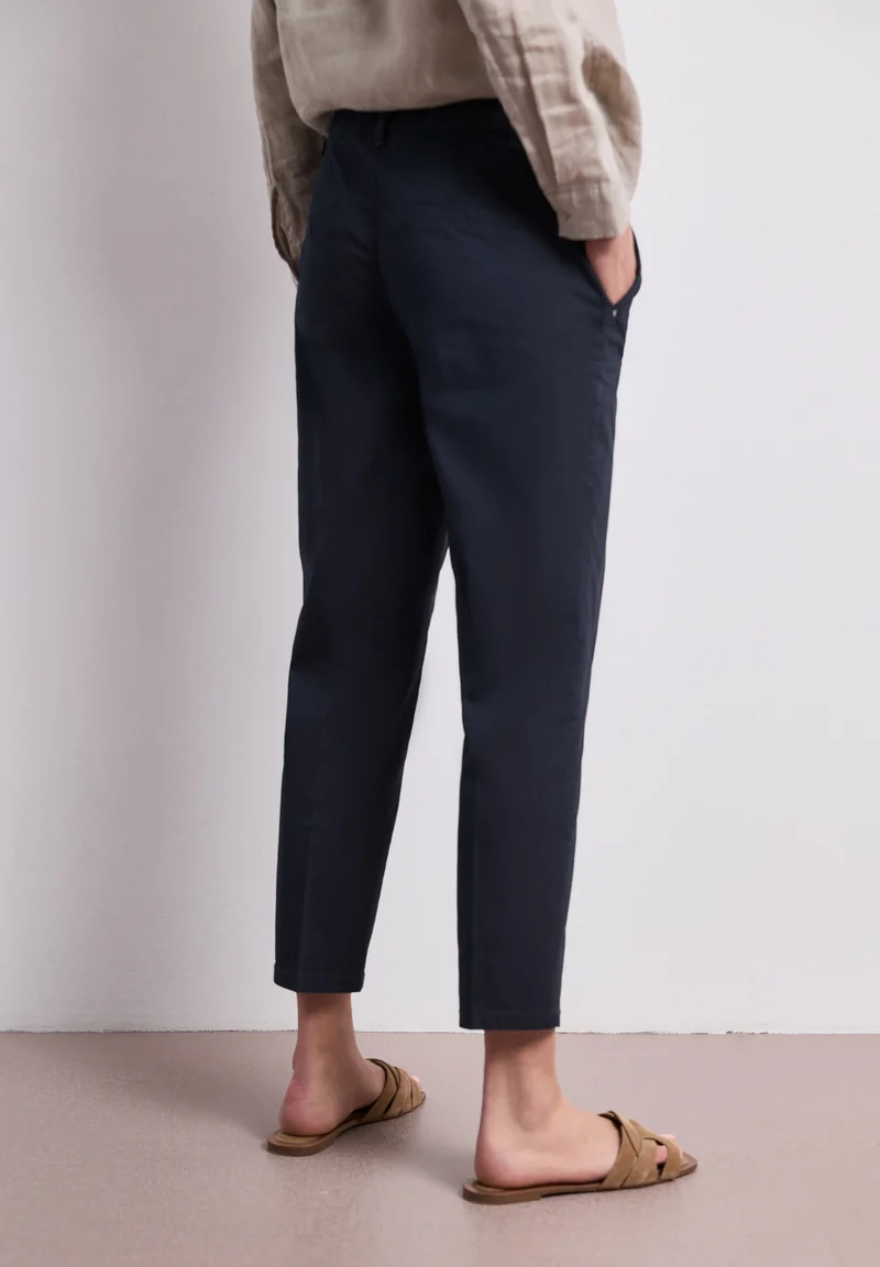 QR Chino peach Twill Co/Ea, deep blue