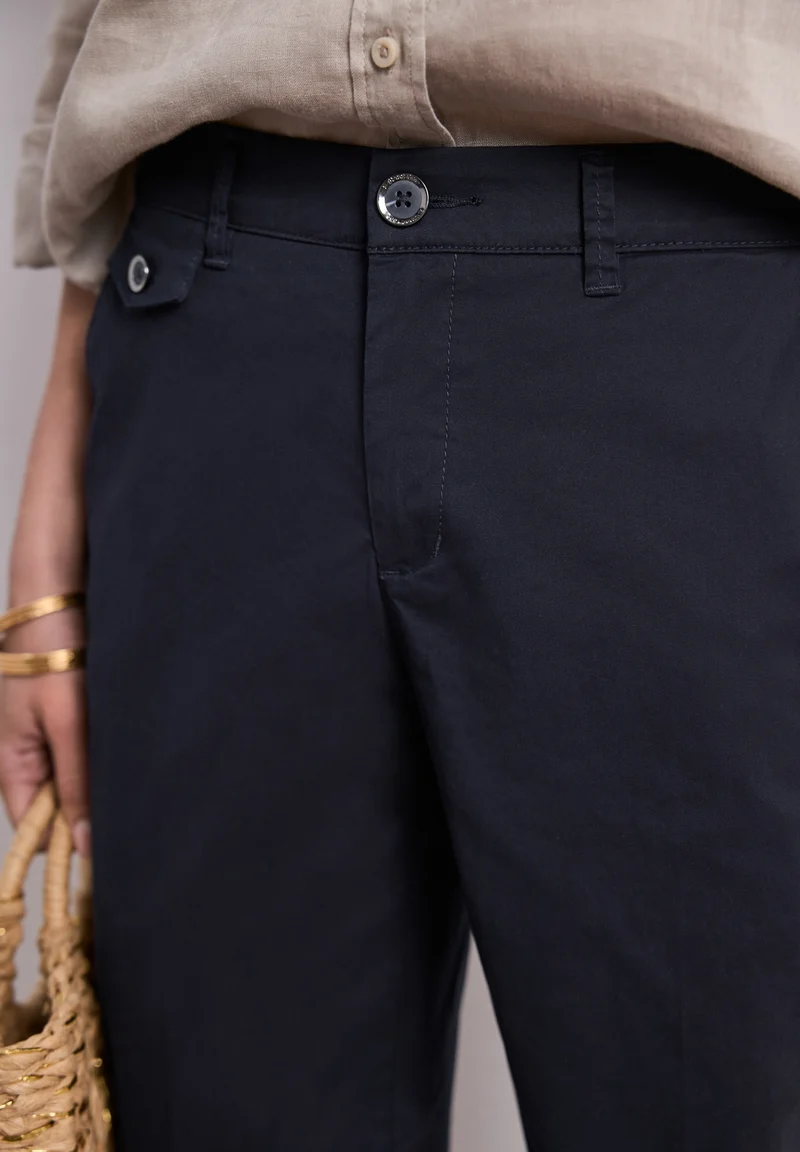 QR Chino peach Twill Co/Ea, deep blue