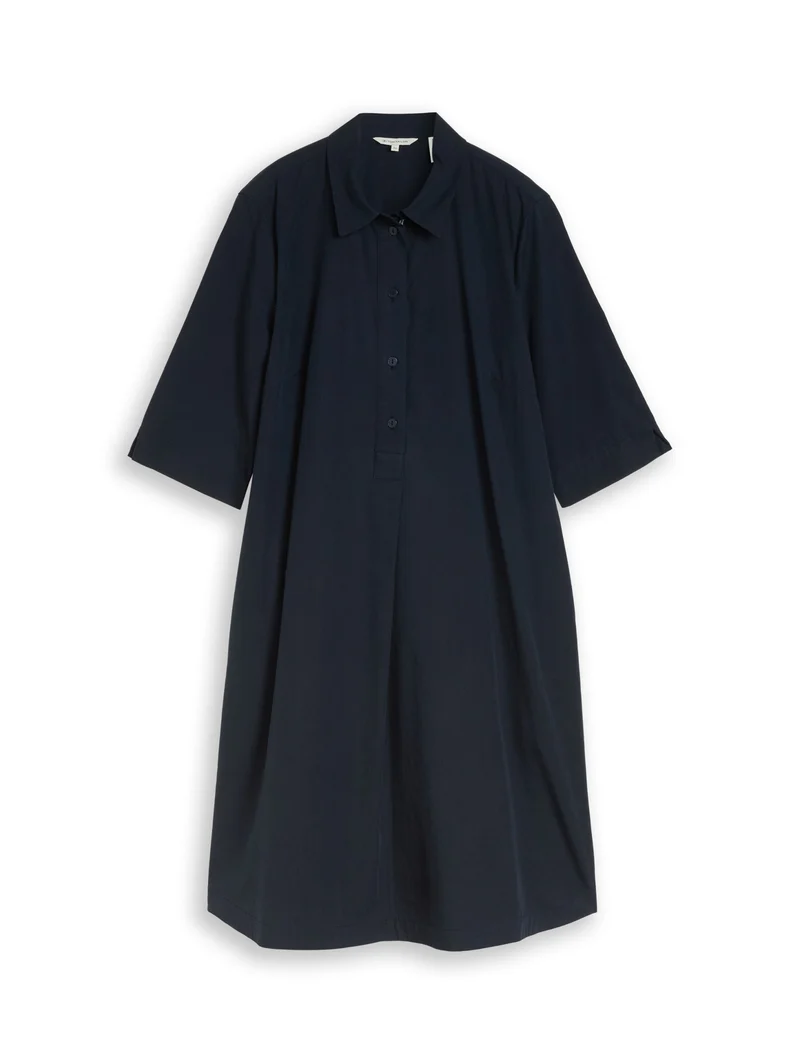 shirt dress, sky captain blue