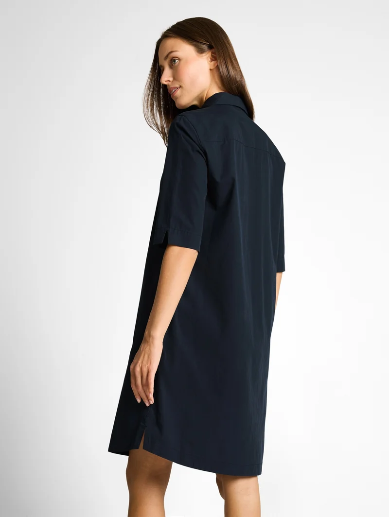 shirt dress, sky captain blue