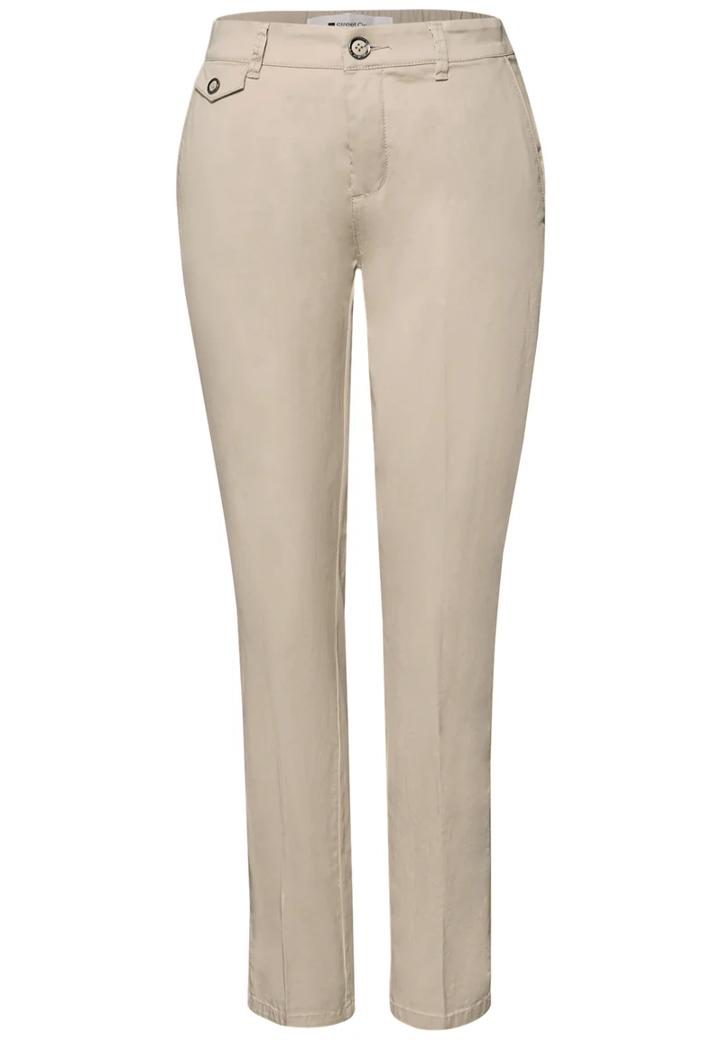QR Chino peach Twill Co/Ea, cobble stone