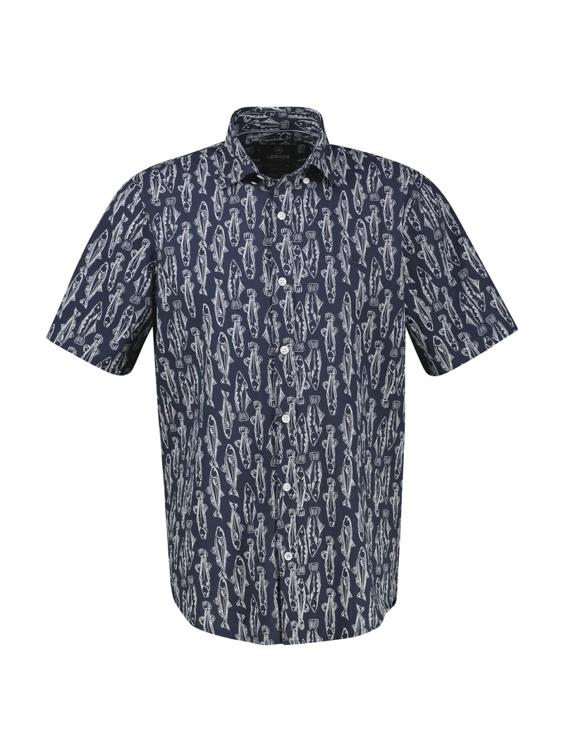 HEMD 1/2 ARM, CLASSIC NAVY