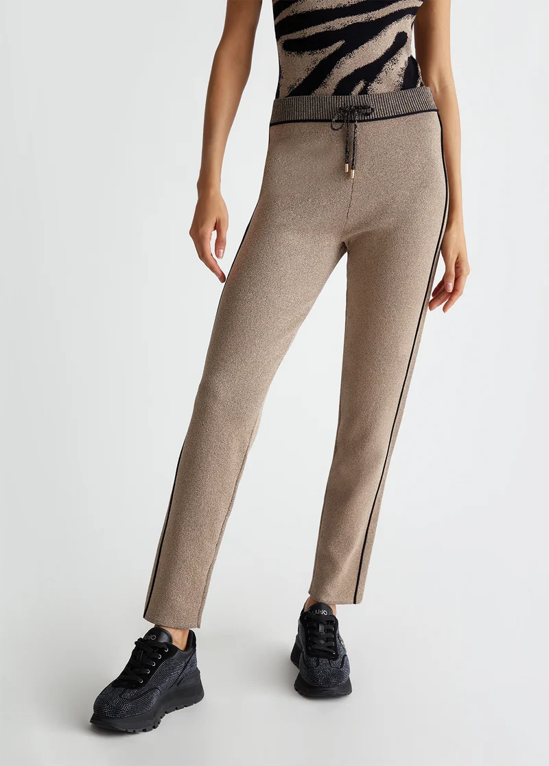 Knit jogging pants