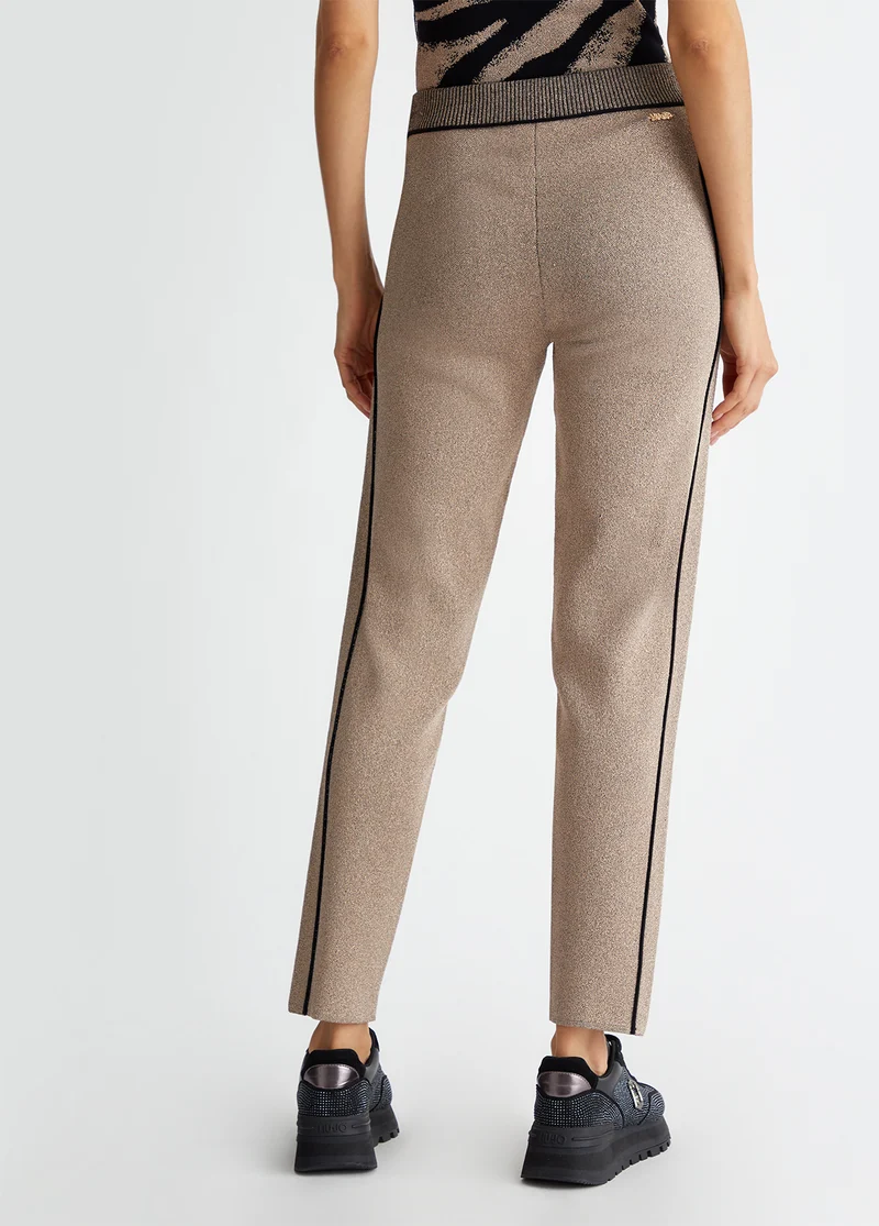Knit jogging pants