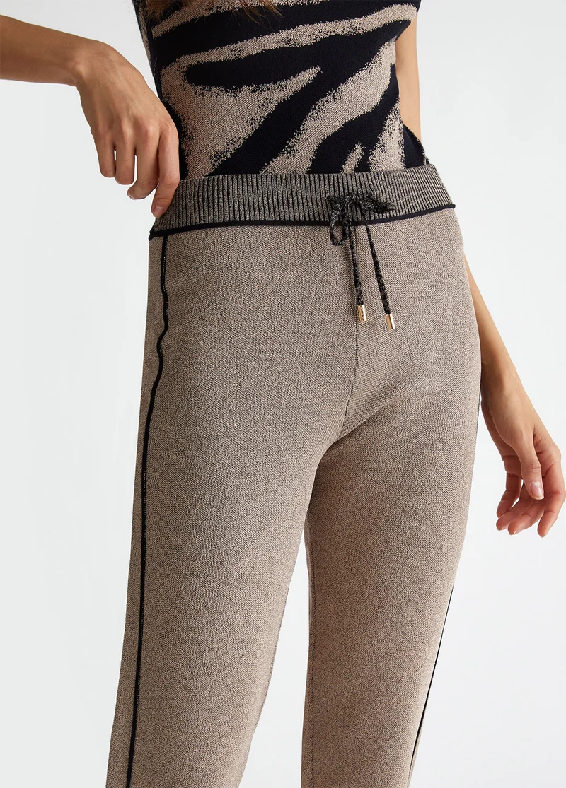 Knit jogging pants