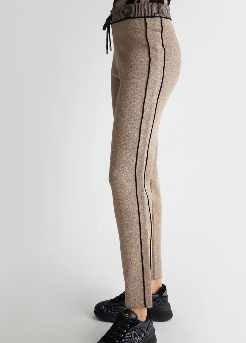 Knit jogging pants