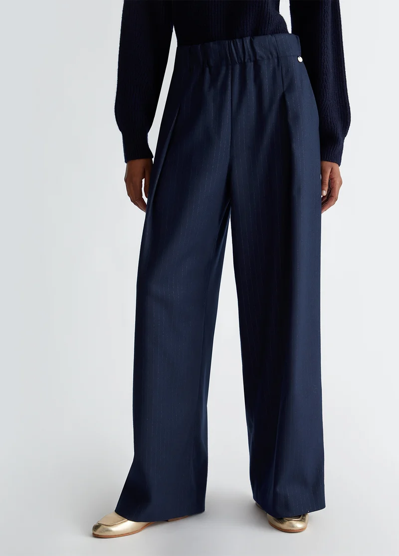 Pinstripe Suit Trousers