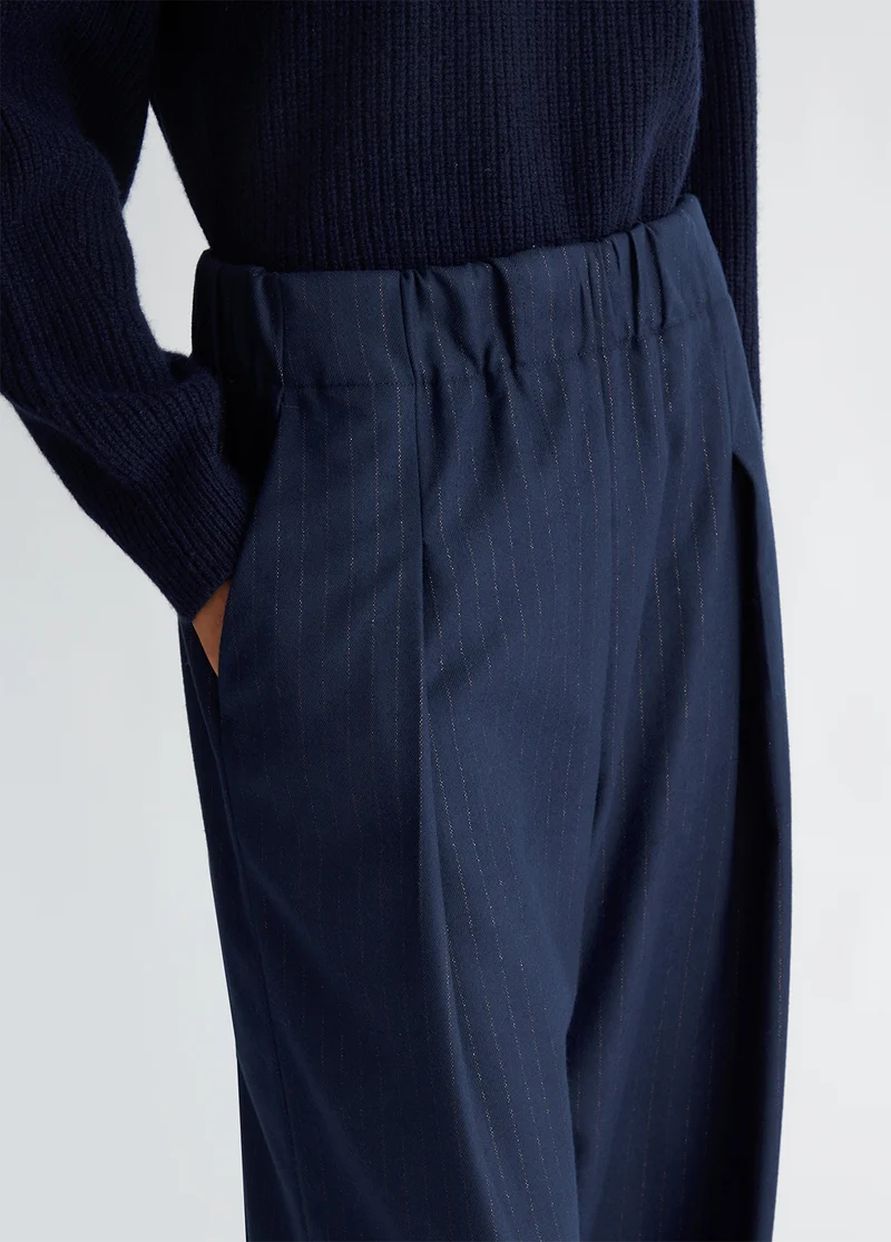 Pinstripe Suit Trousers