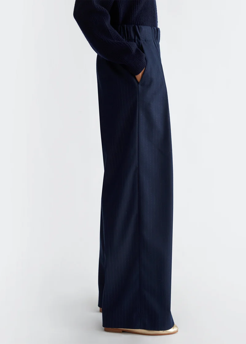 Pinstripe Suit Trousers
