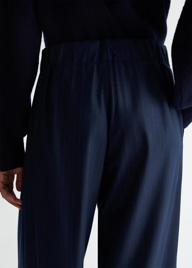 Pinstripe Suit Trousers