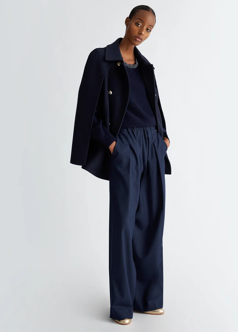 Pinstripe Suit Trousers