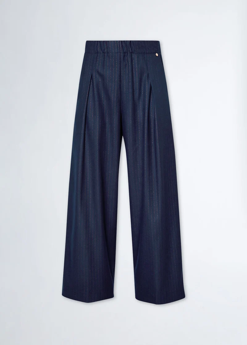 Pinstripe Suit Trousers
