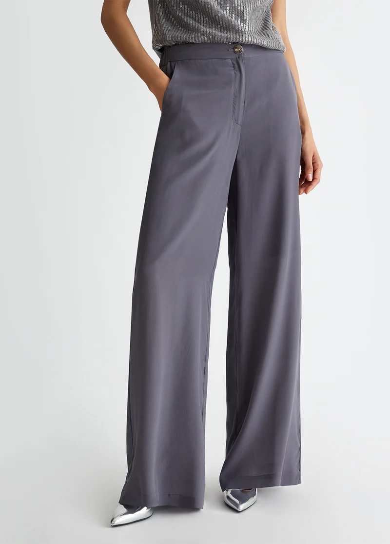 Crepe de chine trousers