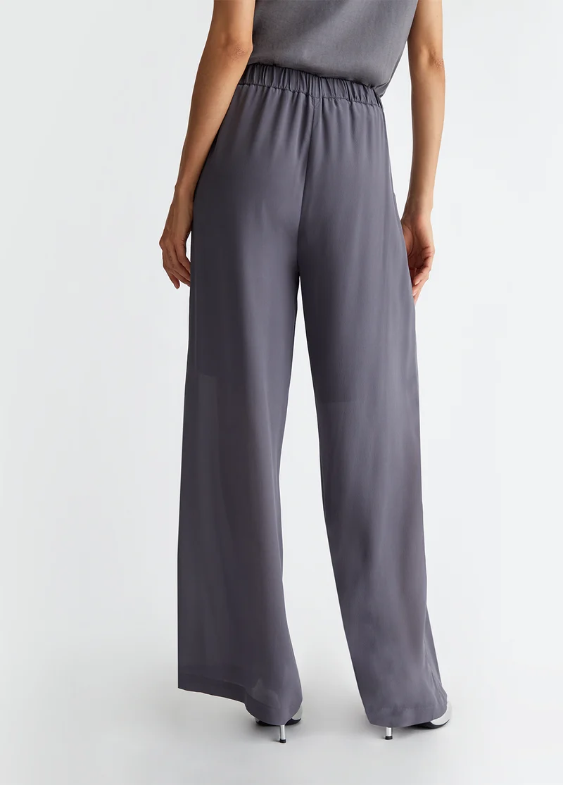 Crepe de chine trousers