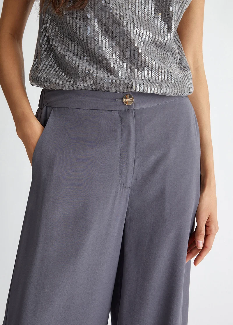 Crepe de chine trousers