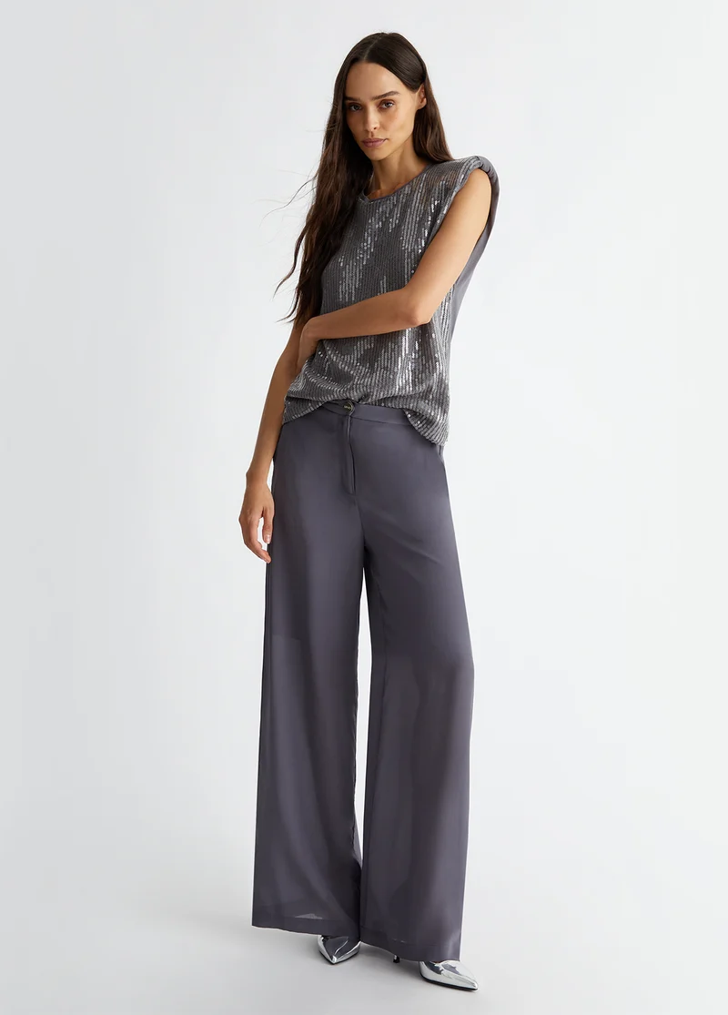 Crepe de chine trousers