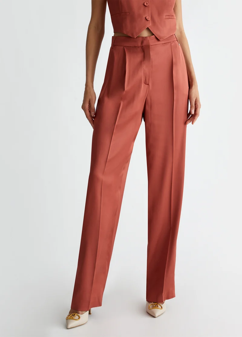 Smart Satin Suit Trousers