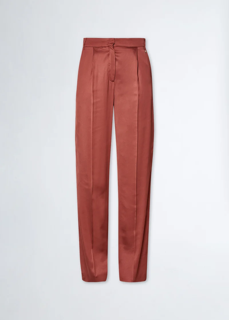 Smart Satin Suit Trousers