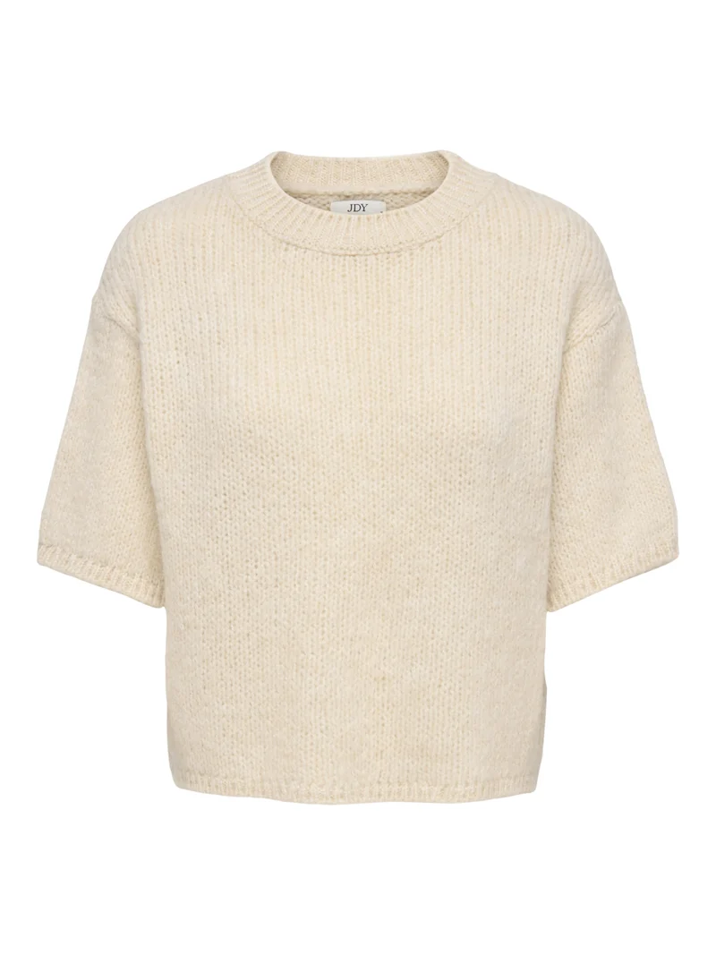 JDYLINEA S/S PULLOVER O-NECK KNT NO, Birch