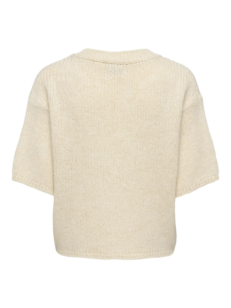JDYLINEA S/S PULLOVER O-NECK KNT NO, Birch