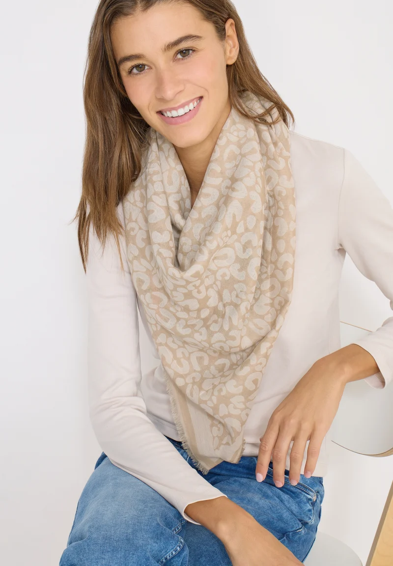 O_Patchwork Triangle Cloth, mocha taupe