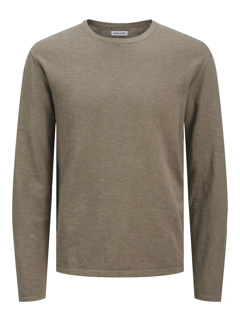 JJESUMMER KNIT CREW NECK SN, Falcon