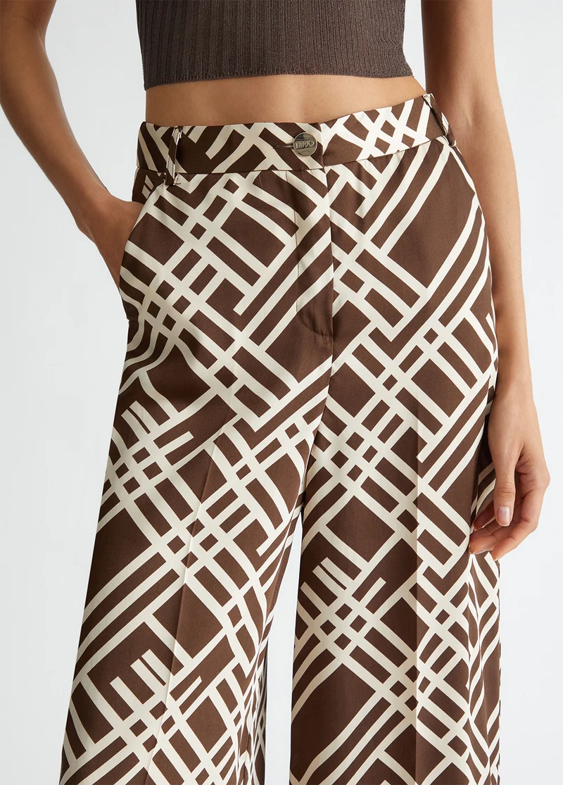 Palazzo Suit Trousers