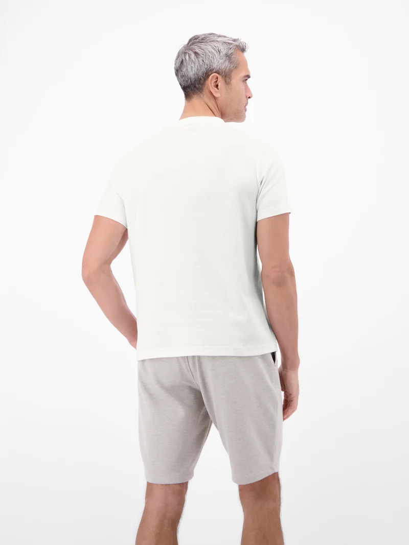 T-SHIRT/SERAFINO 1/2 ARM, BROKEN WHITE