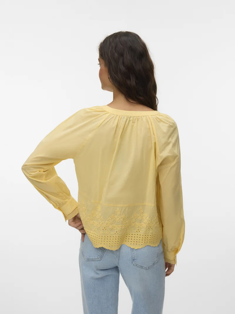 VMMILANA LS TOP WVN, Golden Haze