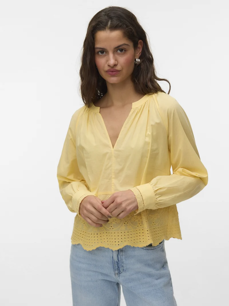 VMMILANA LS TOP WVN, Golden Haze