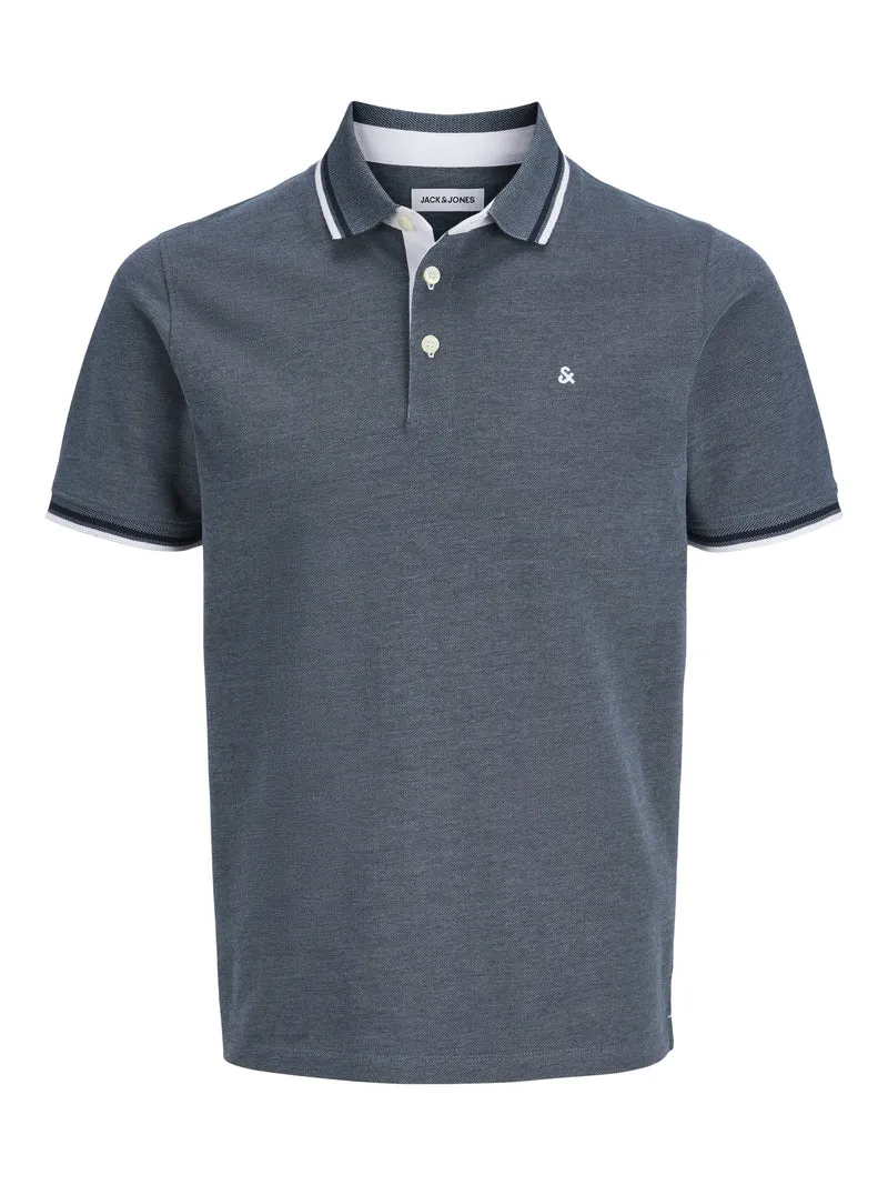 JJEPAULOS POLO SS NOOS, Blue Mirage/PLAY