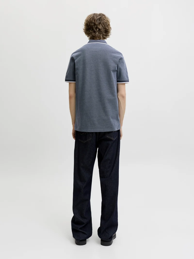 JJEPAULOS POLO SS NOOS, Blue Mirage/PLAY