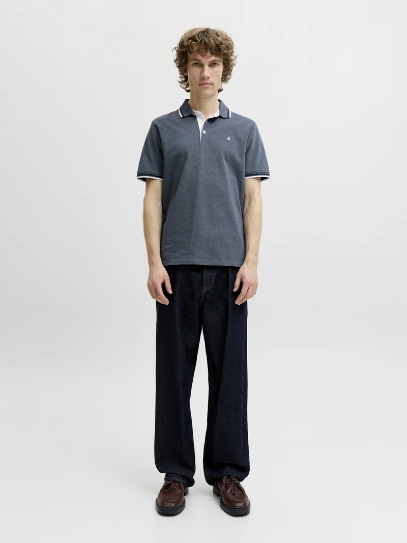 JJEPAULOS POLO SS NOOS, Blue Mirage/PLAY