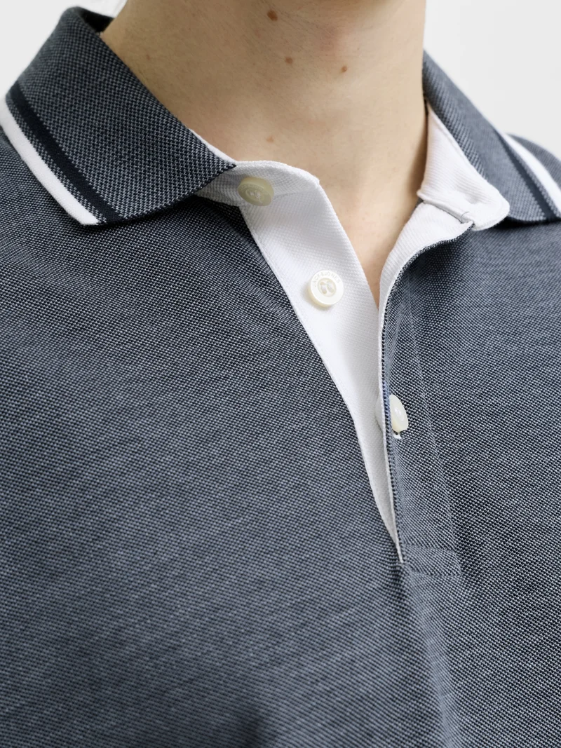 JJEPAULOS POLO SS NOOS, Blue Mirage/PLAY